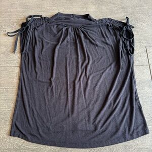 Anthropologie Charcoal Textured Fabric